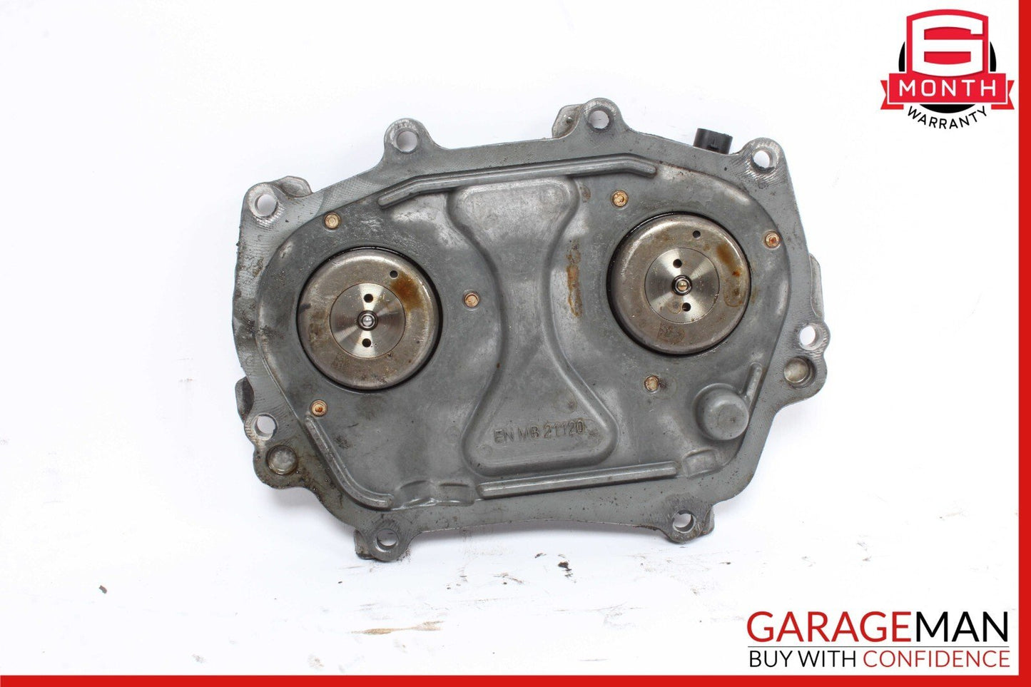 12-18 Mercedes W212 E350 E550 Front Left / Right Engine Timing Chain Cover Plate