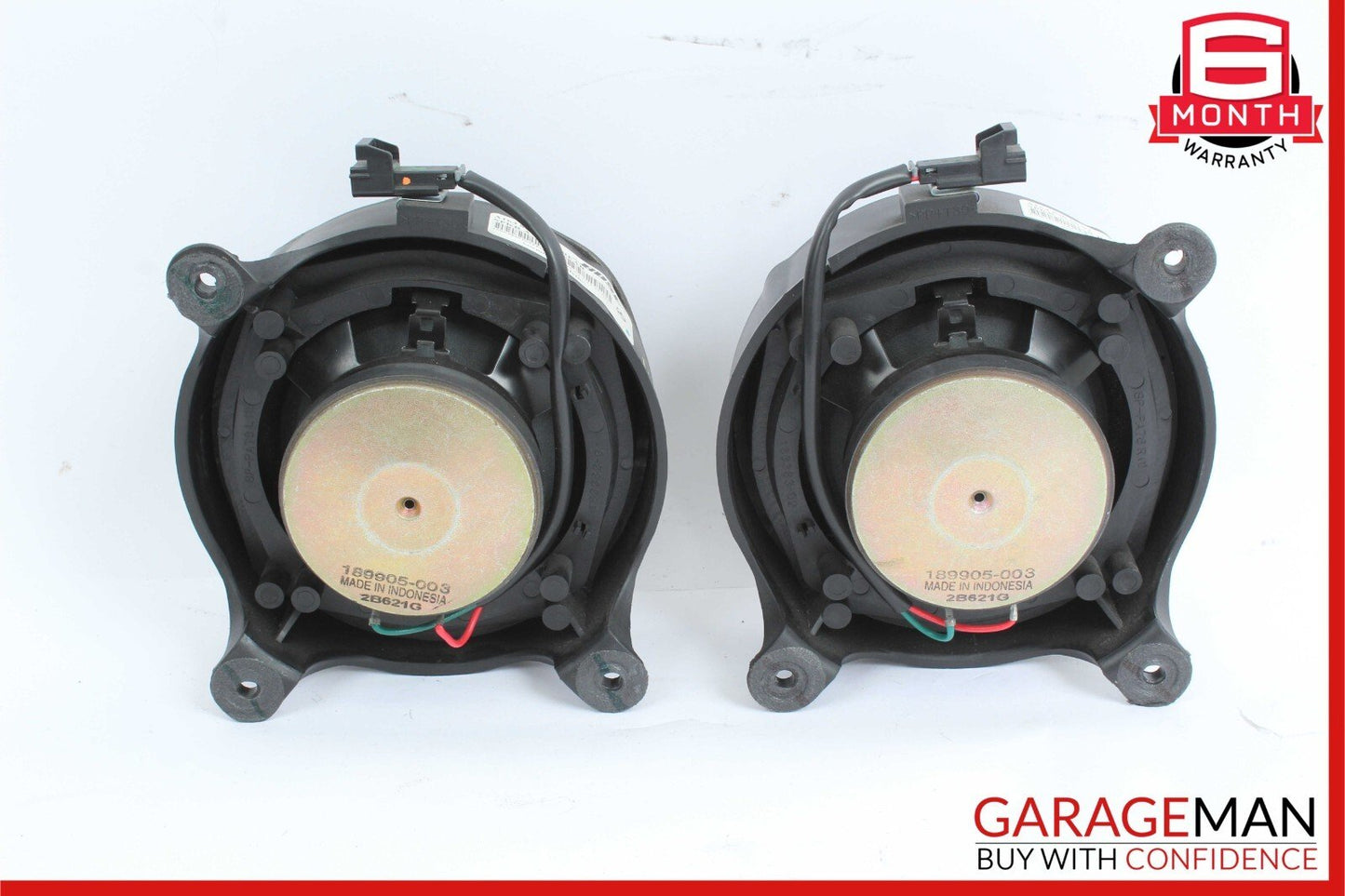 02-05 Mercedes W163 ML350 ML320 Rear Right & Left Side Door Audio Speakers Set
