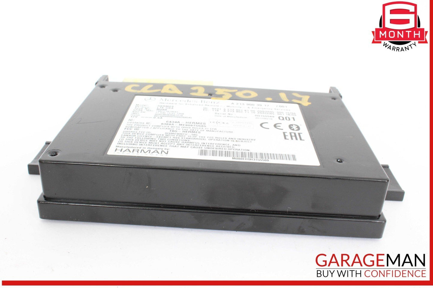 15-20 Mercedes W117 CLA250 Communication Computer Control Module Unit OEM