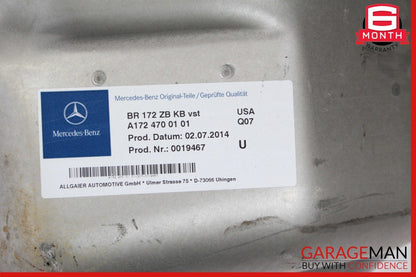 12-17 Mercedes R172 SLK250 Fuel Gas Tank Reservoir Filler Neck Assembly