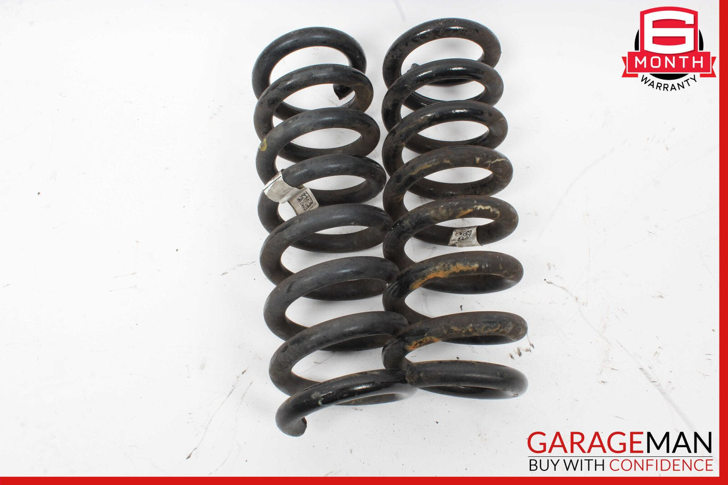 14-17 Maserati Ghibli Rear Right & Left Suspension Coil Spring Absorber Set OEM