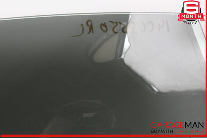 12-14 Mercedes W218 CLS550 Rear Left Driver Side Door Window Glass OEM