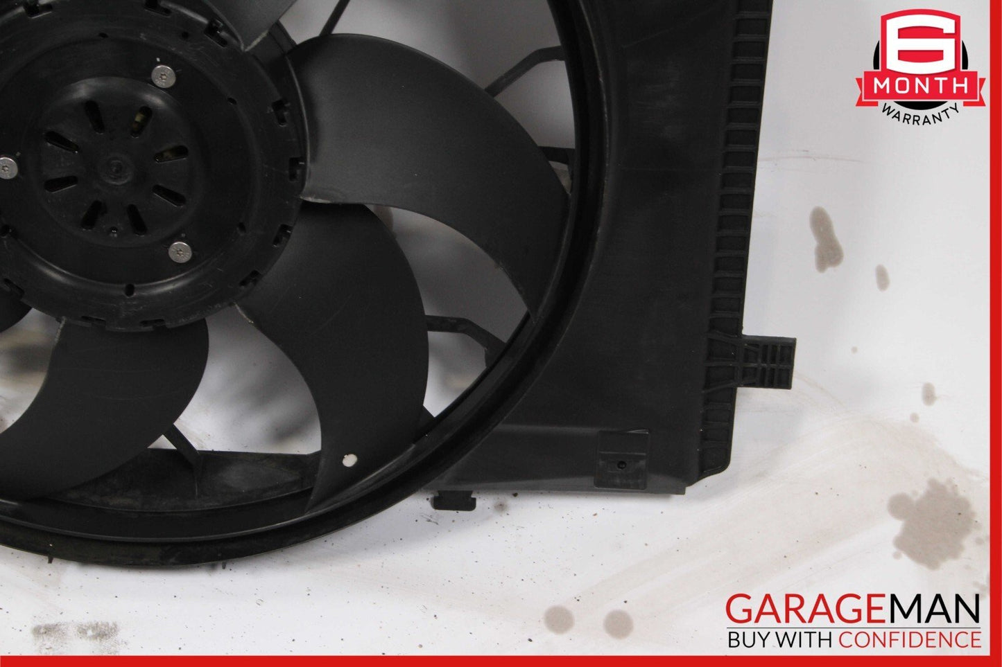 08-18 Mercedes E350 C300 Engine Radiator Cooling Fan Motor Shroud Assembly