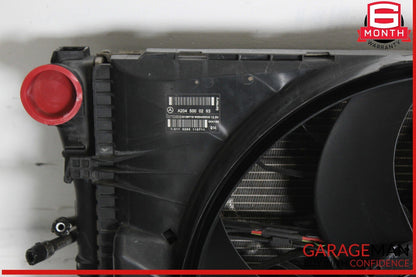 11-13 Mercedes W212 E350 Engine Motor Cooling Radiator AC A/C Condenser Assembly