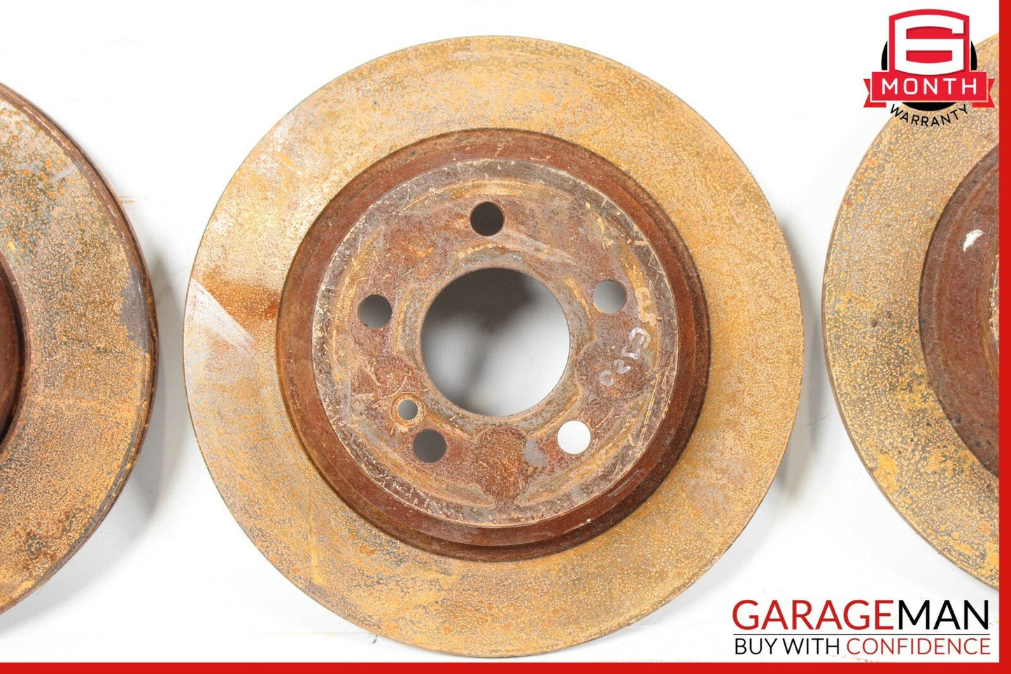 03-09 Mercedes W211 E320 E350 E550 Complete Brake Rotor Rotors Disc Set OEM