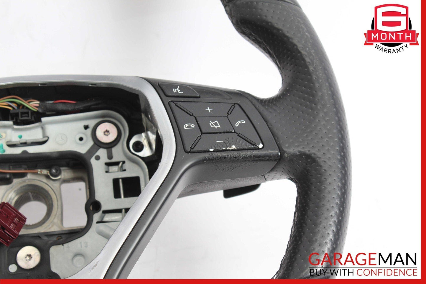12-18 Mercedes W212 E350 E250 Steering Wheel Black w/ Paddle Shifters