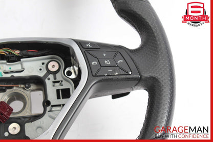 12-18 Mercedes W212 E350 E250 Steering Wheel Black w/ Paddle Shifters