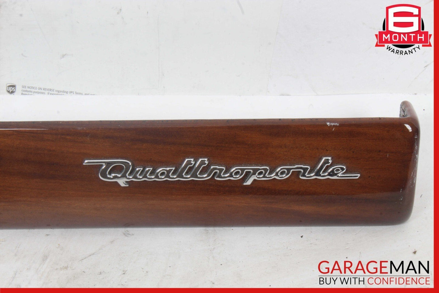 03-08 Maserati Quattroporte M139 Right Side Dashboard Panel Trim Wood OEM