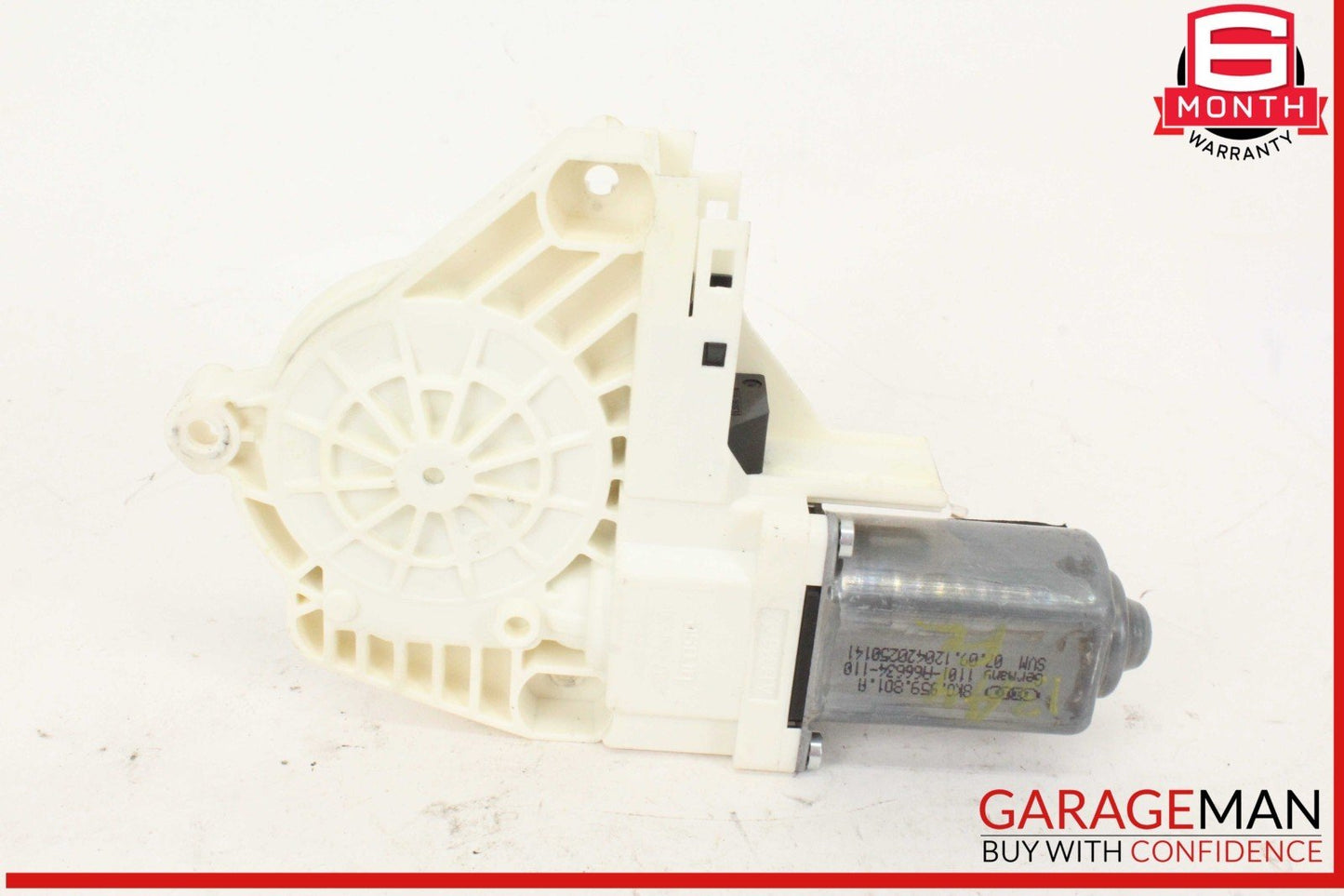 09-16 Audi A4 S4 Front Left Driver Side Window Regulator Motor 8K0959801A OEM