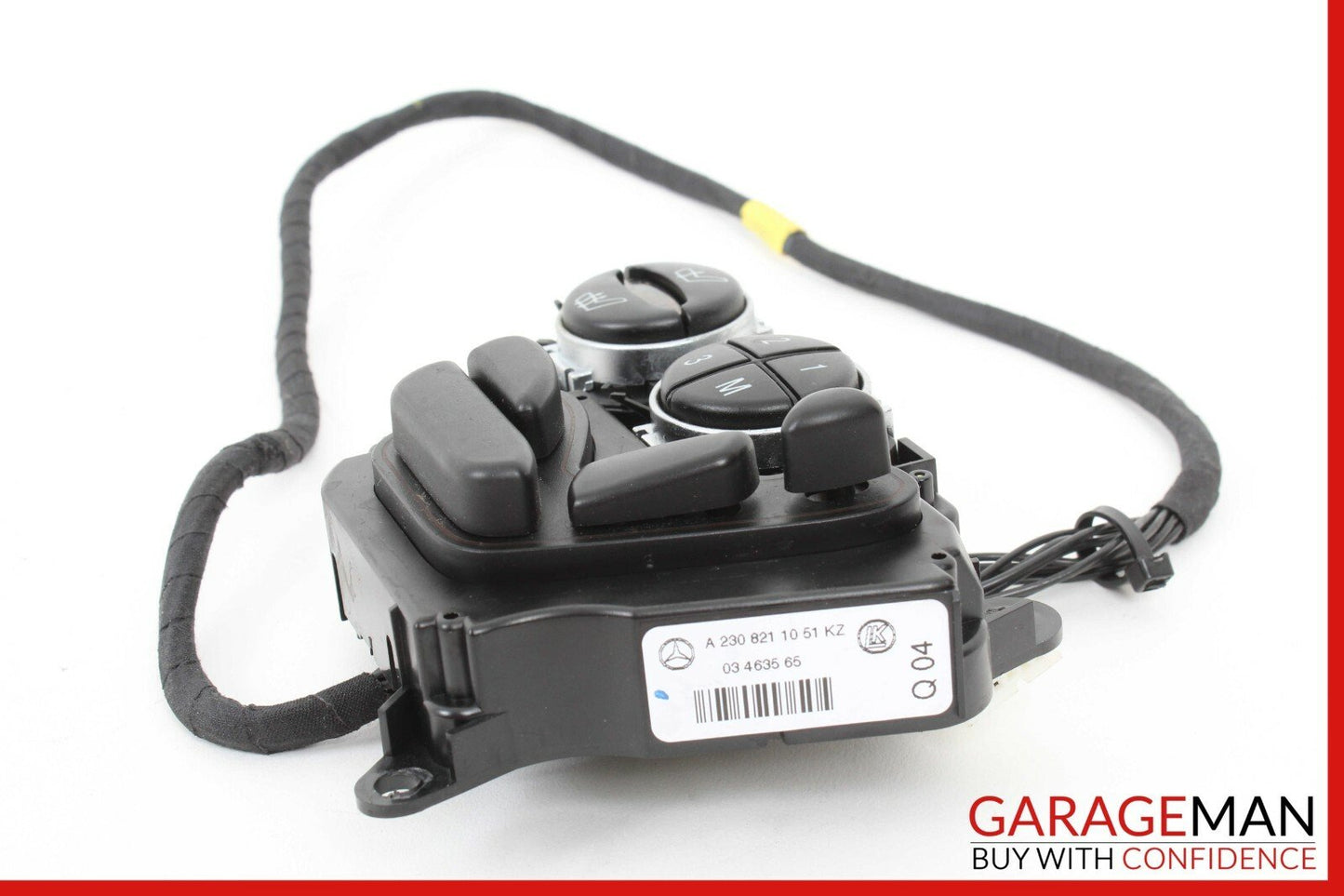 03-08 Mercedes R230 SL500 Front Right Side Seat Adjust Control Switch Module OEM