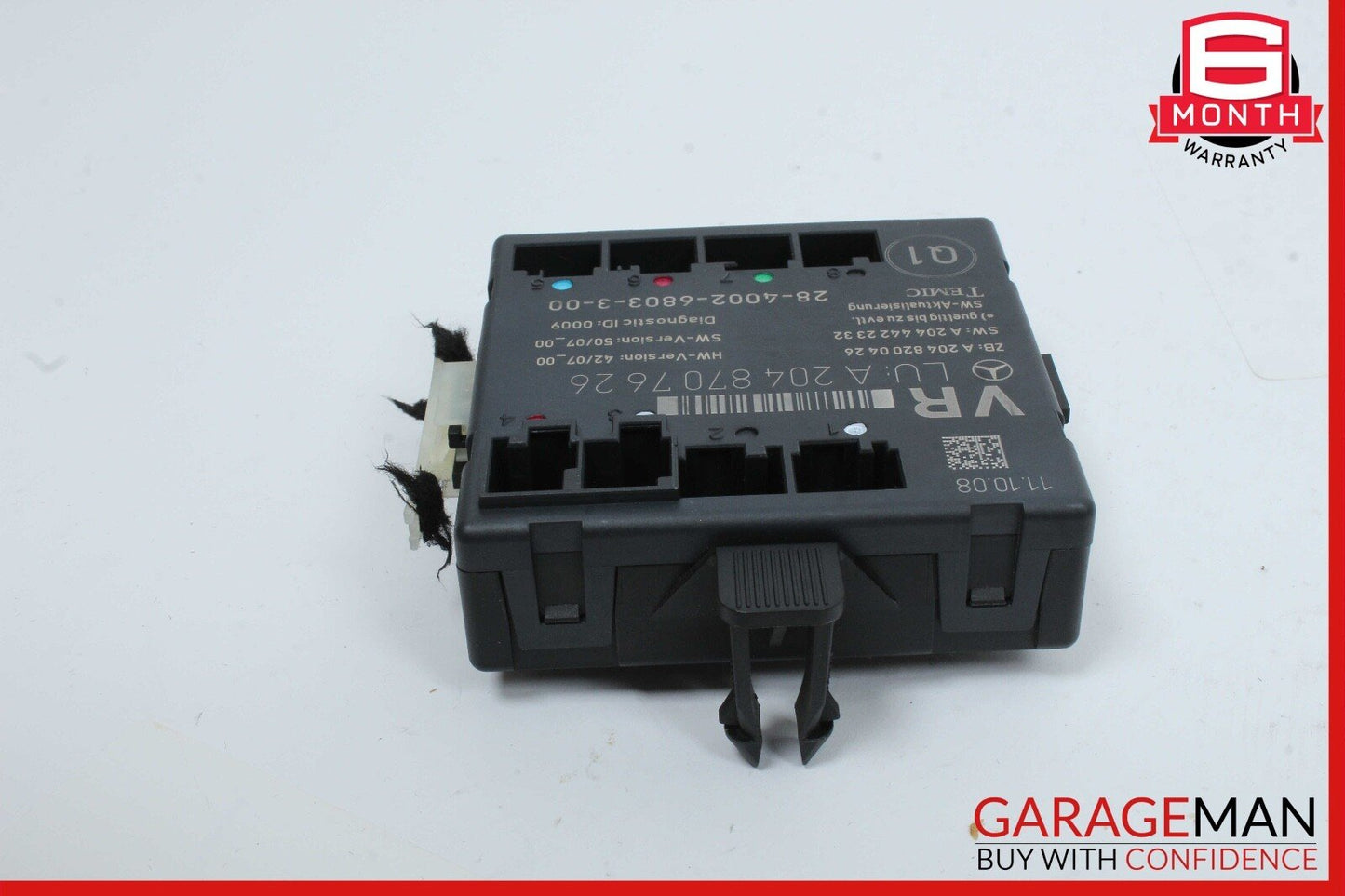 09-15 Mercedes X204 GLK350 4MATIC Front Right Side Door Control Module Unit OEM