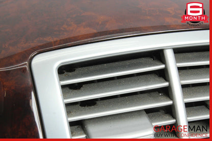 07-13 Mercedes S550 S600 Rear Center Console AC A/C Air Vent Trim Assembly Wood