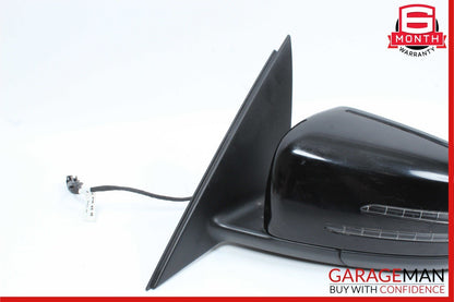 10-11 Mercedes W204 C300 C350 C250 Front Left Side Rear View Door Mirror Black