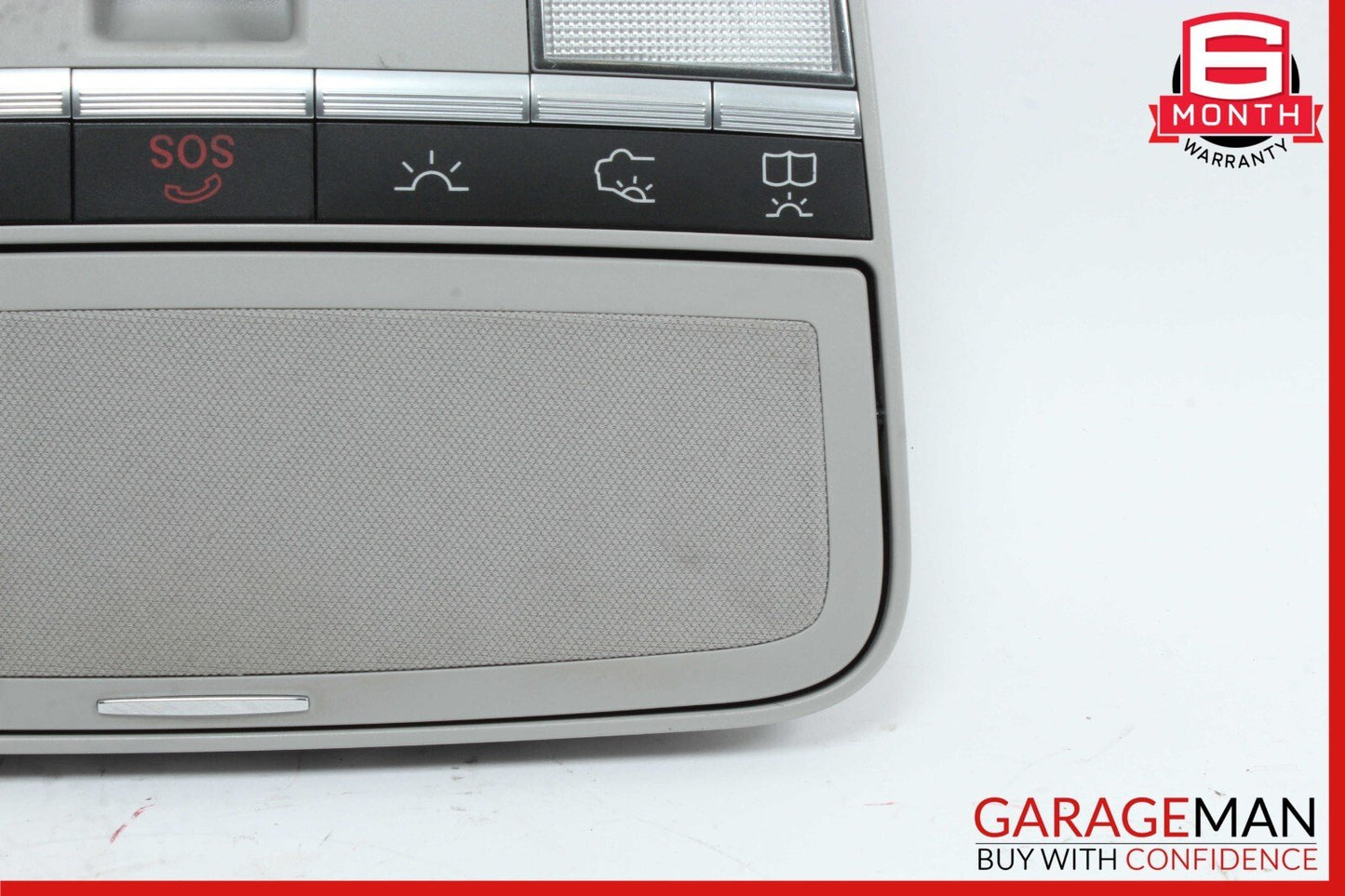 07-10 Mercedes W221 S550 CL550 Overhead Dome Light Sunroof Control Gray OEM