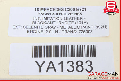 15-18 Mercedes W205 C300 C350e Front Left Side Door Control Module Unit OEM