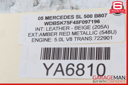 Mercedes R171 SLK350 CLK350 E320 C230 Anti Theft Alarm Module 2118209126 OEM