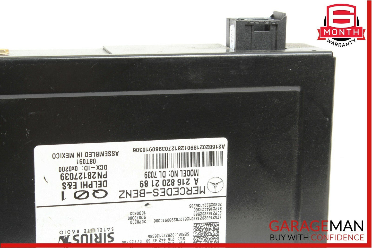 07-11 Mercedes S550 C350 Sirius Satellite Radio Receiver Module Unit OEM