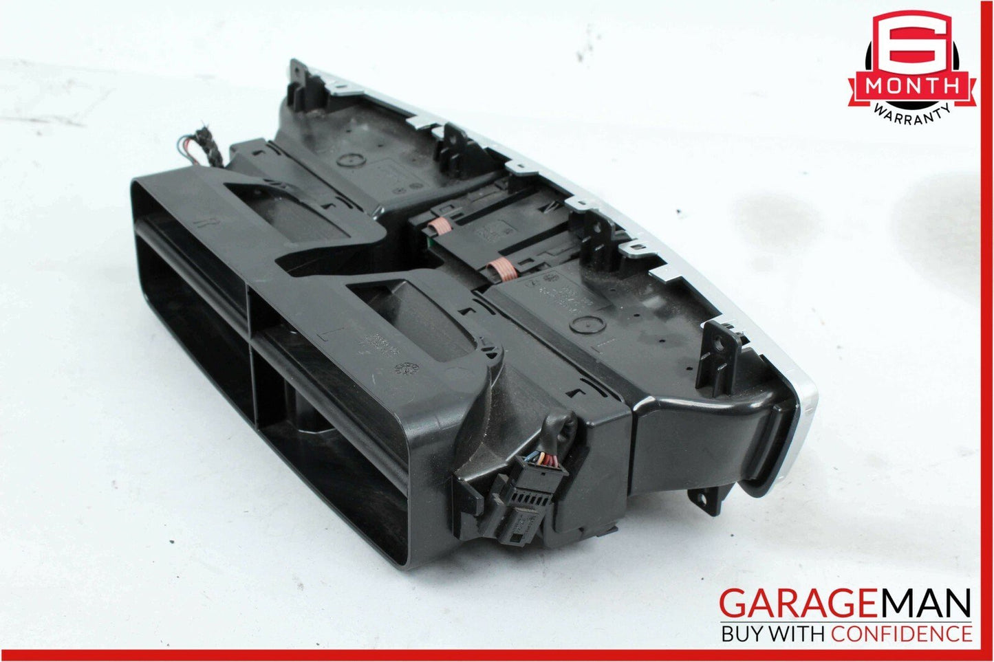 07-13 Mercedes W221 S550 S600 Dashboard Center Dash A/C Air Vent Trim Clock OEM