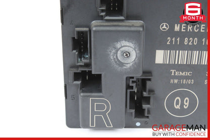 03-09 Mercedes W211 E320 E350 E55 AMG Rear Right Side Door Control Module Unit