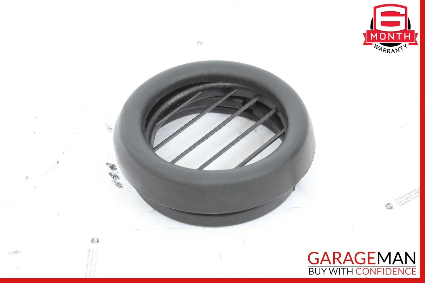 03-10 Porsche Cayenne 955 957 Dashboard A/C Air Vent Round Grille Trim Black OEM
