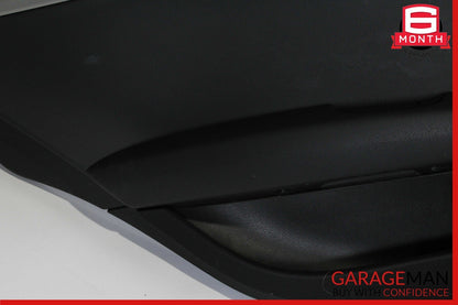 08-14 Mercedes W204 C300 Sedan Rear Left Side Interior Door Trim Panel Black
