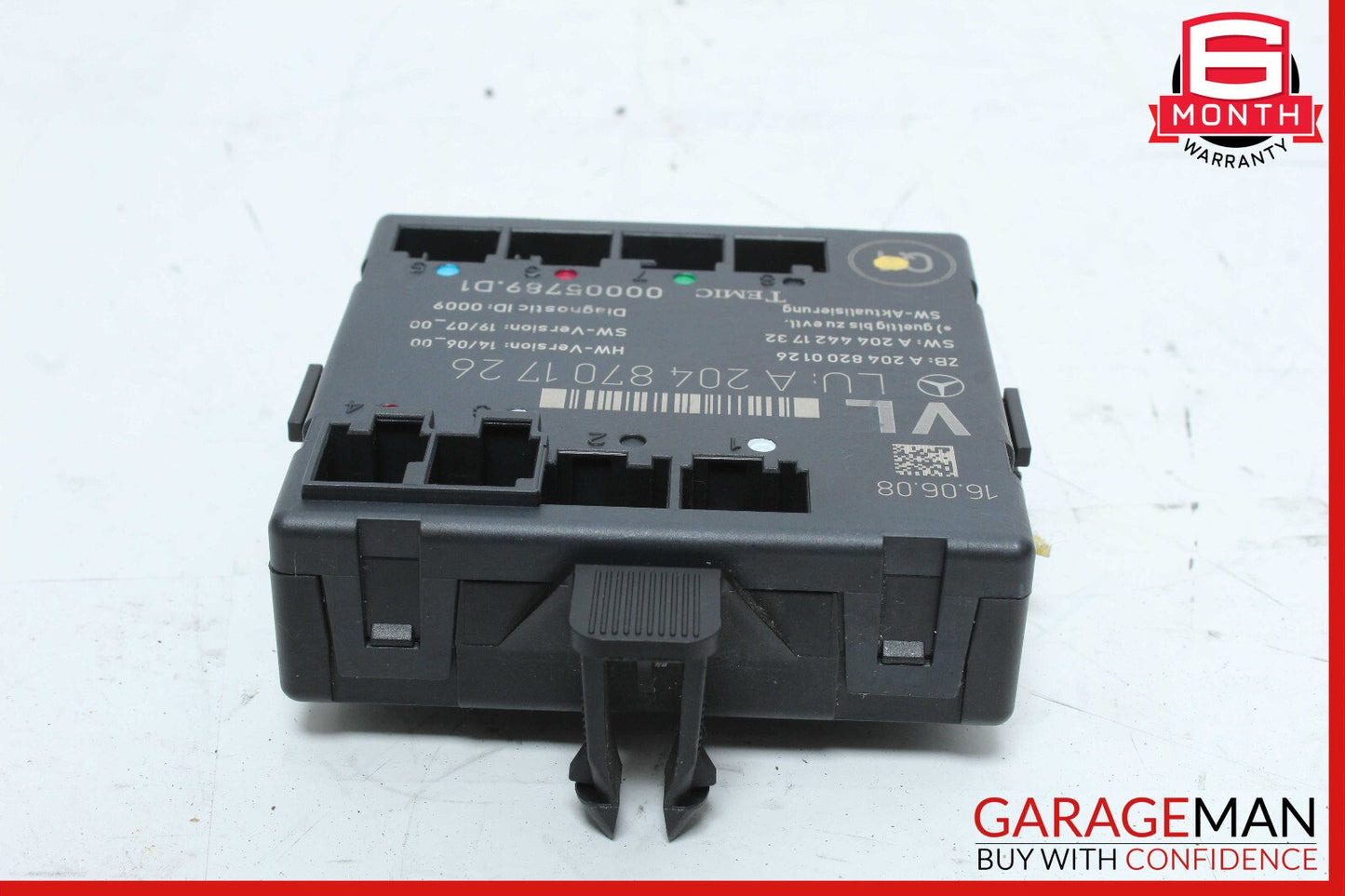 08-14 Mercedes W204 C300 C350 Front Left Side Door Control Module 2048701726 OEM