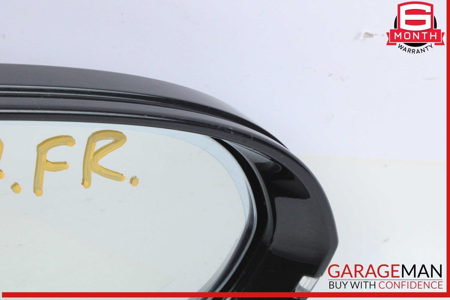 12-18 Audi A6 Front Right Passenger Side Door Rear View Mirror Black 4G1857410BB