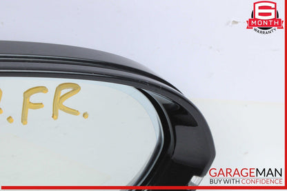 12-18 Audi A6 Front Right Passenger Side Door Rear View Mirror Black 4G1857410BB