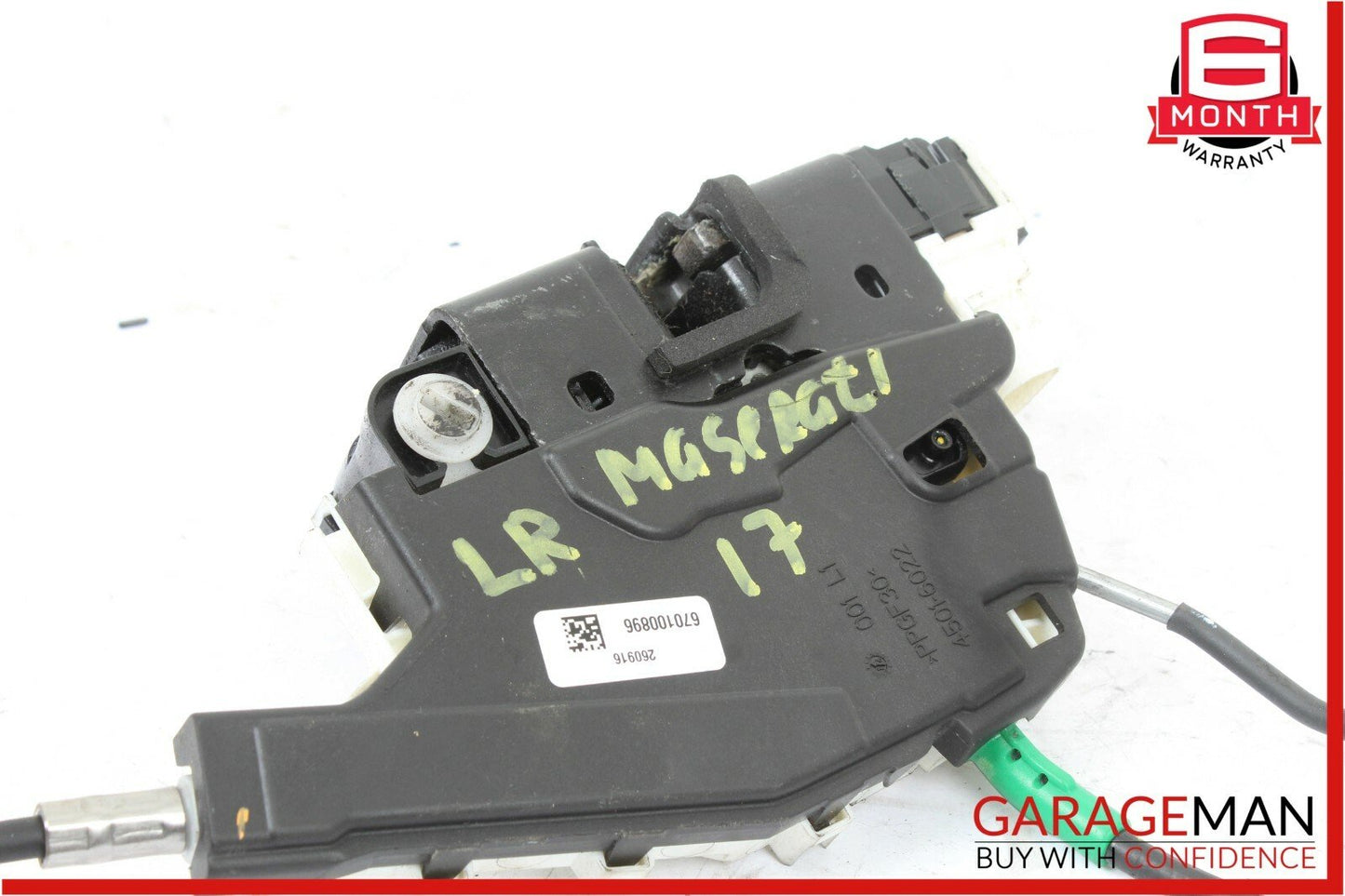 14-17 Maserati Ghibli Rear Left Side Door Lock Latch Actuator Mechanism OEM