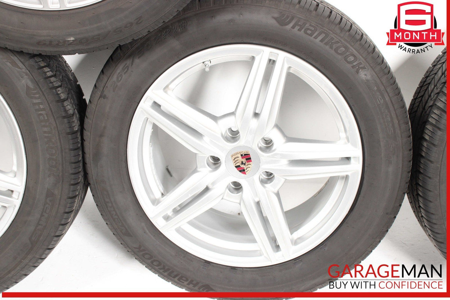 11-18 Porsche Cayenne 958 8.5x19 19" Complete Wheel Tire Rim Set of 4 Pc OEM