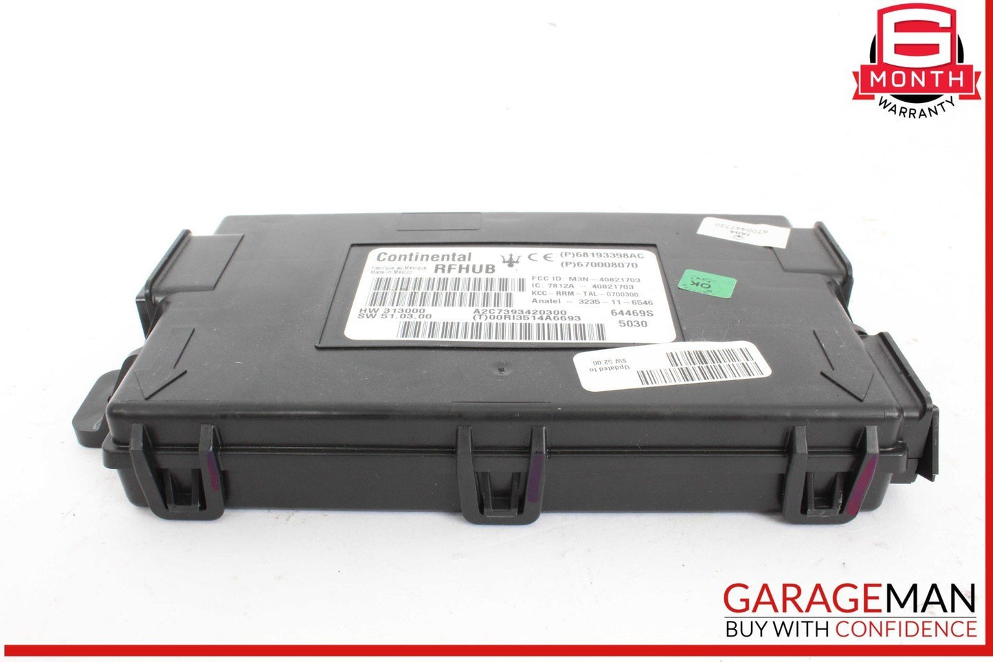 14-17 Maserati Ghibli M157 Keyless Entry RF Hub Control Module ECU OEM