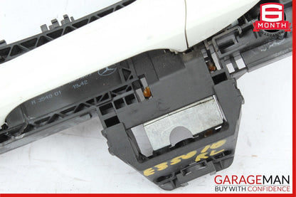 10-13 Mercedes W212 E350 E550 E63 AMG Rear Left Side Exterior Door Handle White