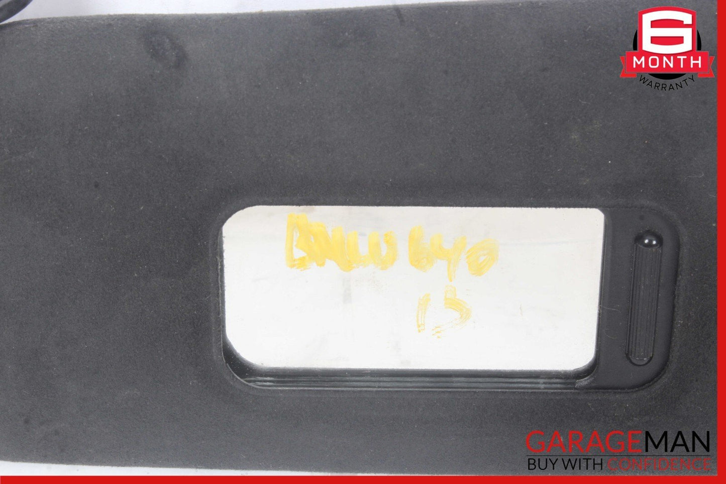 13-19 BMW 640i 650i F06 Front Left Driver Side Sunvisor Sun Visor OEM