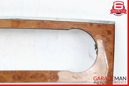 06-12 Mercedes GL320 GL450 ML550 Center Console Control Trim Bezel Wood