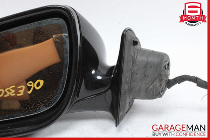 07-09 Mercedes W211 E350 E500 E63 Front Left Side Mirror Door Rear View Black