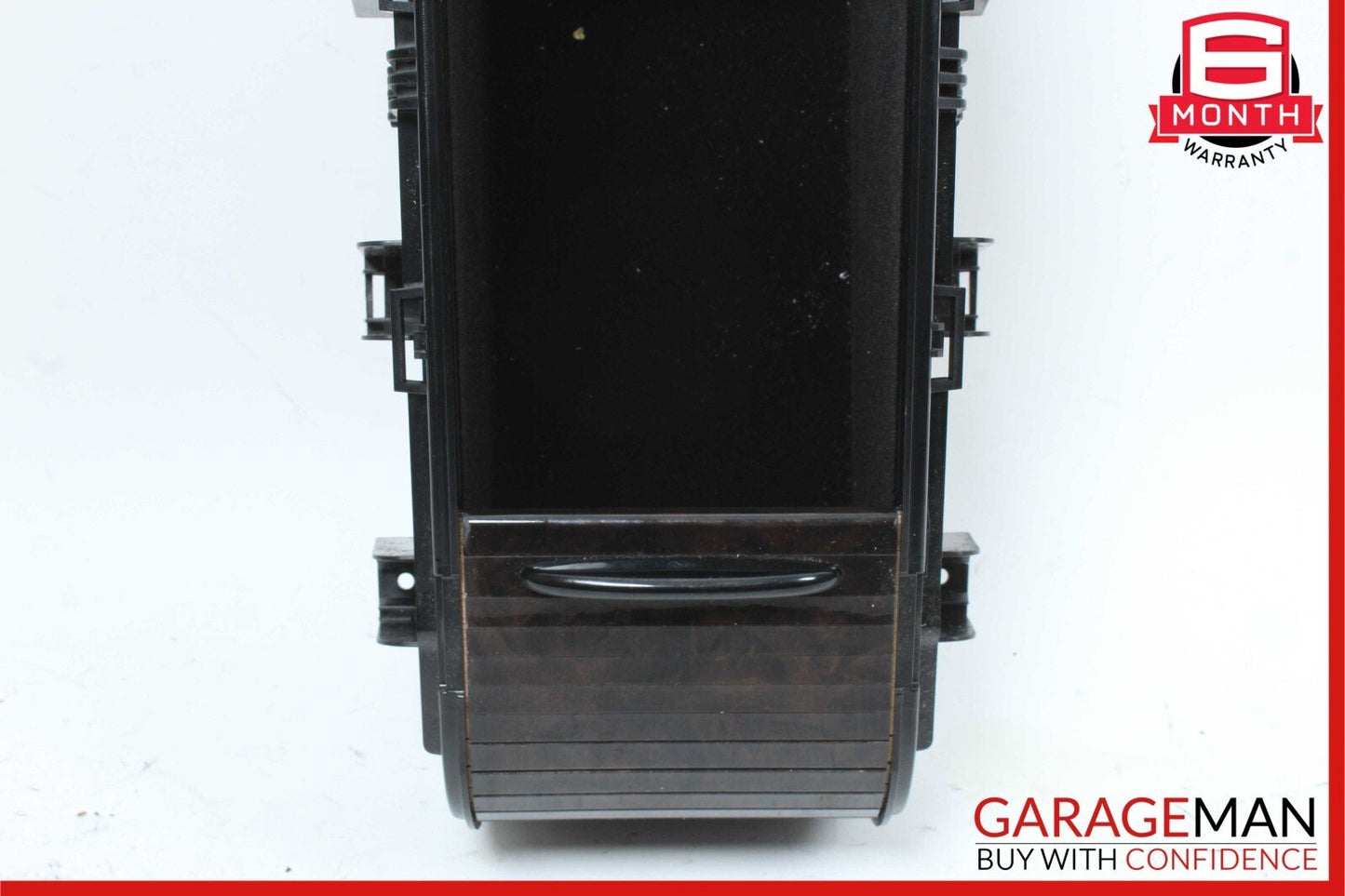 06-11 Mercedes W219 CLS500 Rear Center Console Armrest Arm Rest Wood OEM