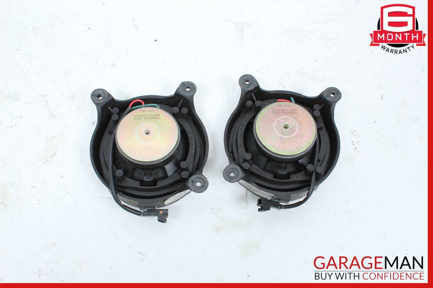 00-05 Mercedes W163 ML430 Rear Right & Left Side Door Audio Speakers Set OEM
