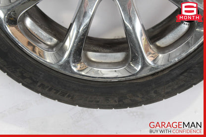 08-10 Maserati Quattroporte Rear Wheel Tire Rim 19" OEM