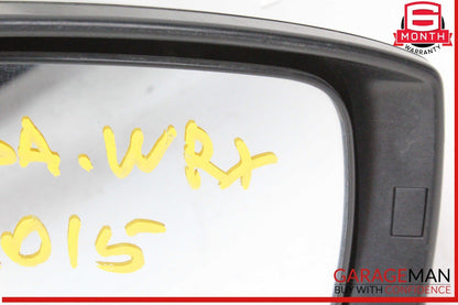 15-21 Subaru WRX Front Right Passenger Side Door Rear View Mirror Black OEM