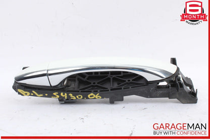 00-06 Mercedes W220 S430 Rear Left Driver Side Exterior Door Handle White OEM