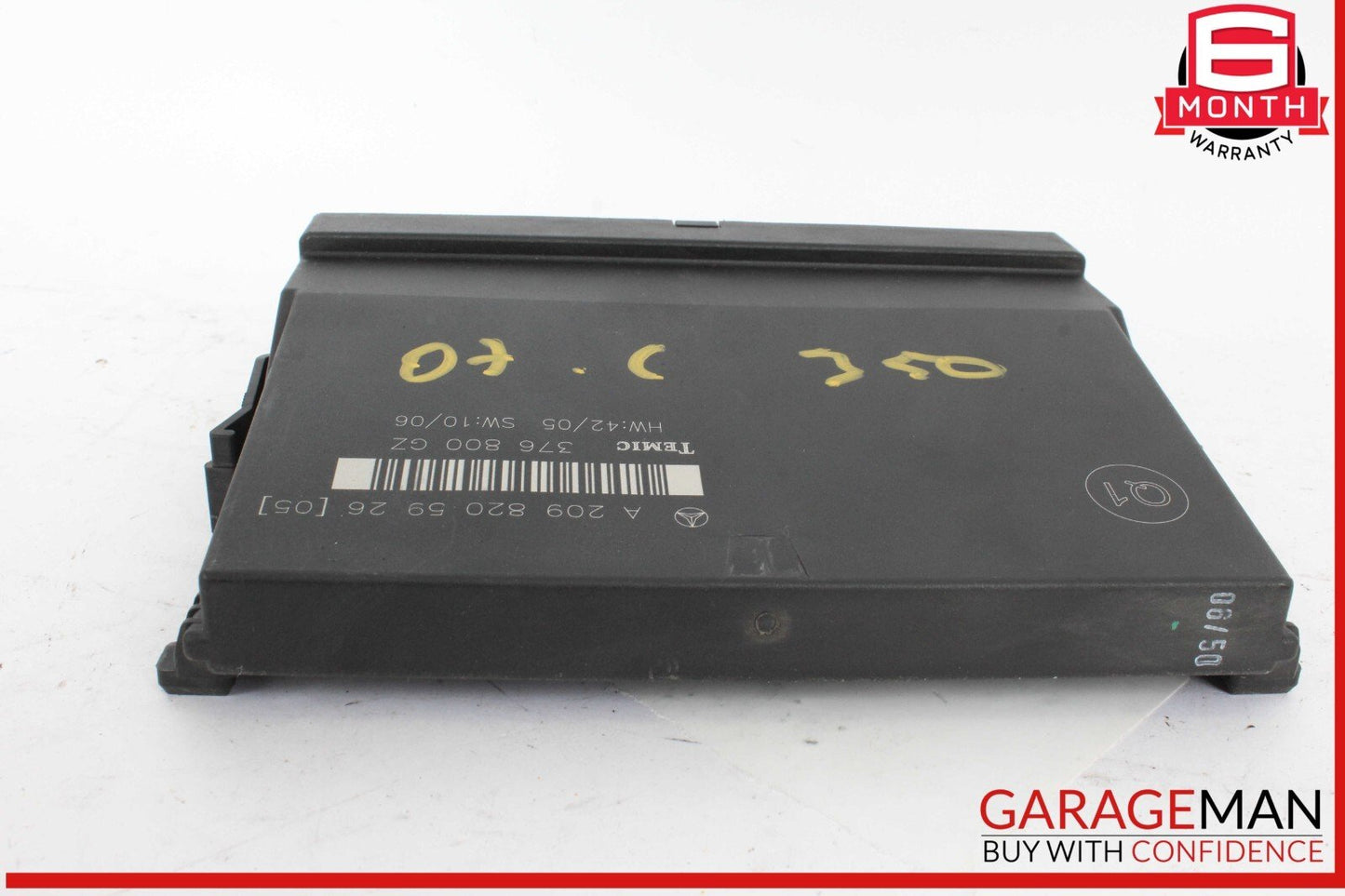 03-09 Mercedes R171 SLK350 CLK55 AMG CLK320 Rear Temic Control Module Unit OEM
