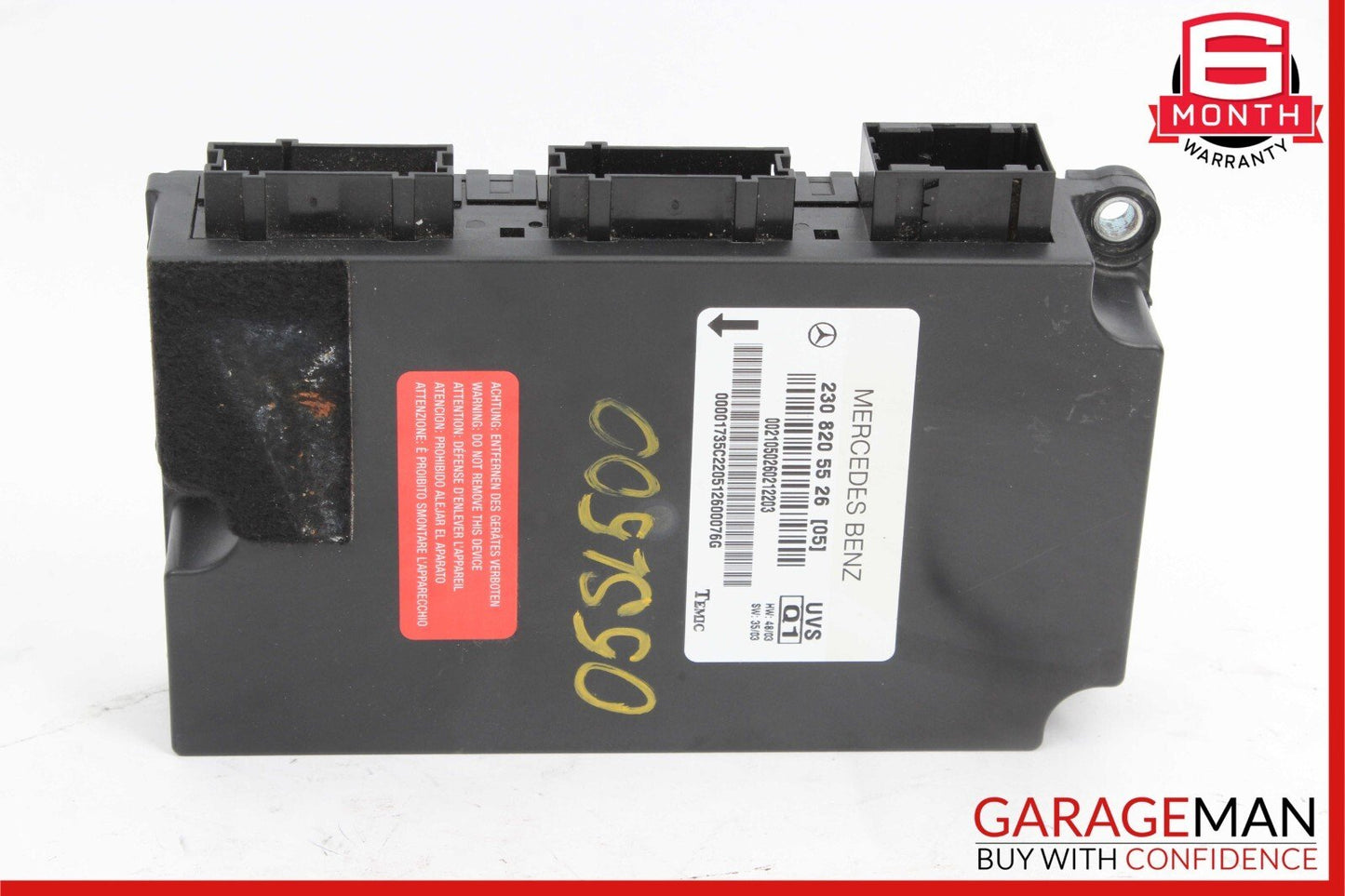 03-08 Mercedes R230 SL500 SL550 SL65 AMG Roof Convertible Top Module Control OEM