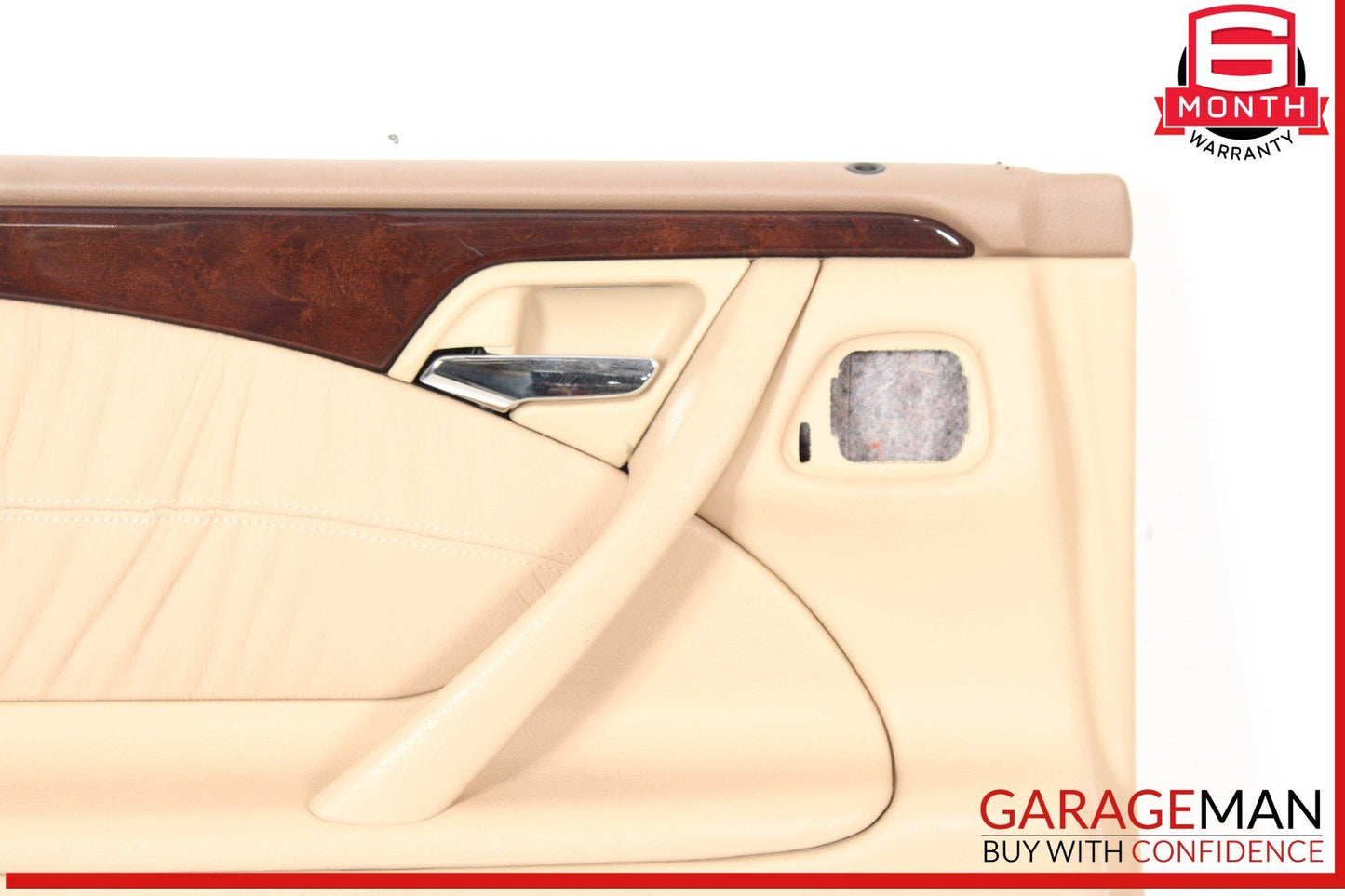 96-02 Mercedes W210 E320 Rear Left Driver Side Interior Door Panel Trim OEM
