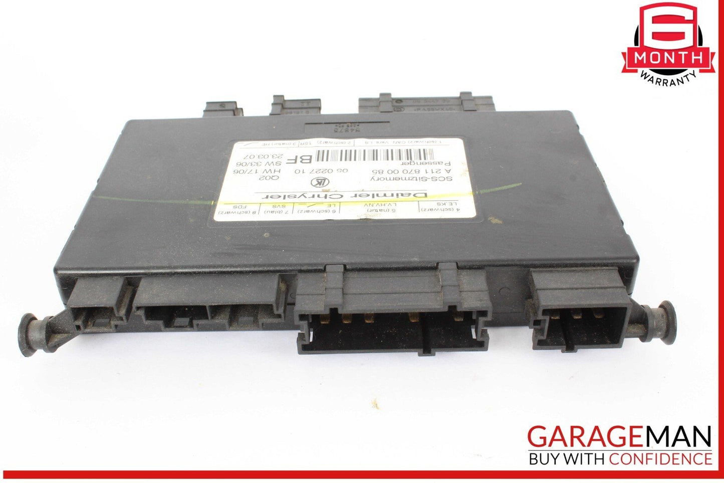 03-12 Mercedes X164 GL450 Front Right Seat Control Module Unit OEM