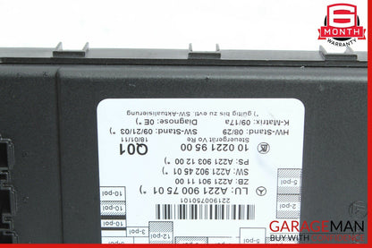 07-13 Mercedes W221 S550 S63 AMG Front Right Door Control Module 2219007501 OEM