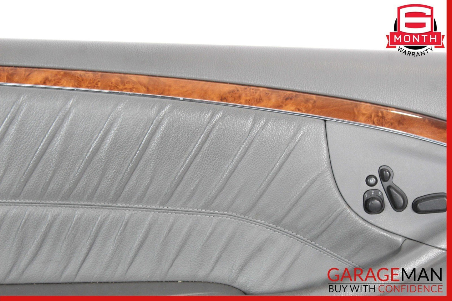 06-09 Mercedes W209 CLK550 Front Left Driver Side Interior Door Panel Gray OEM