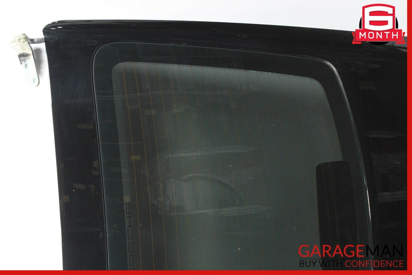 06-08 Porsche Cayman 987 Rear Trunk Glass Hatch Tail Gate Panel Assembly Black