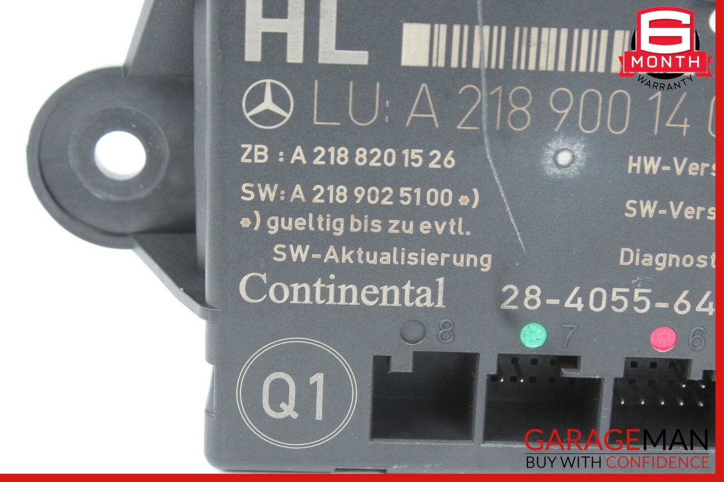 08-15 Mercedes W204 C250 Rear Left Driver Side Door Control Module Q1 OEM