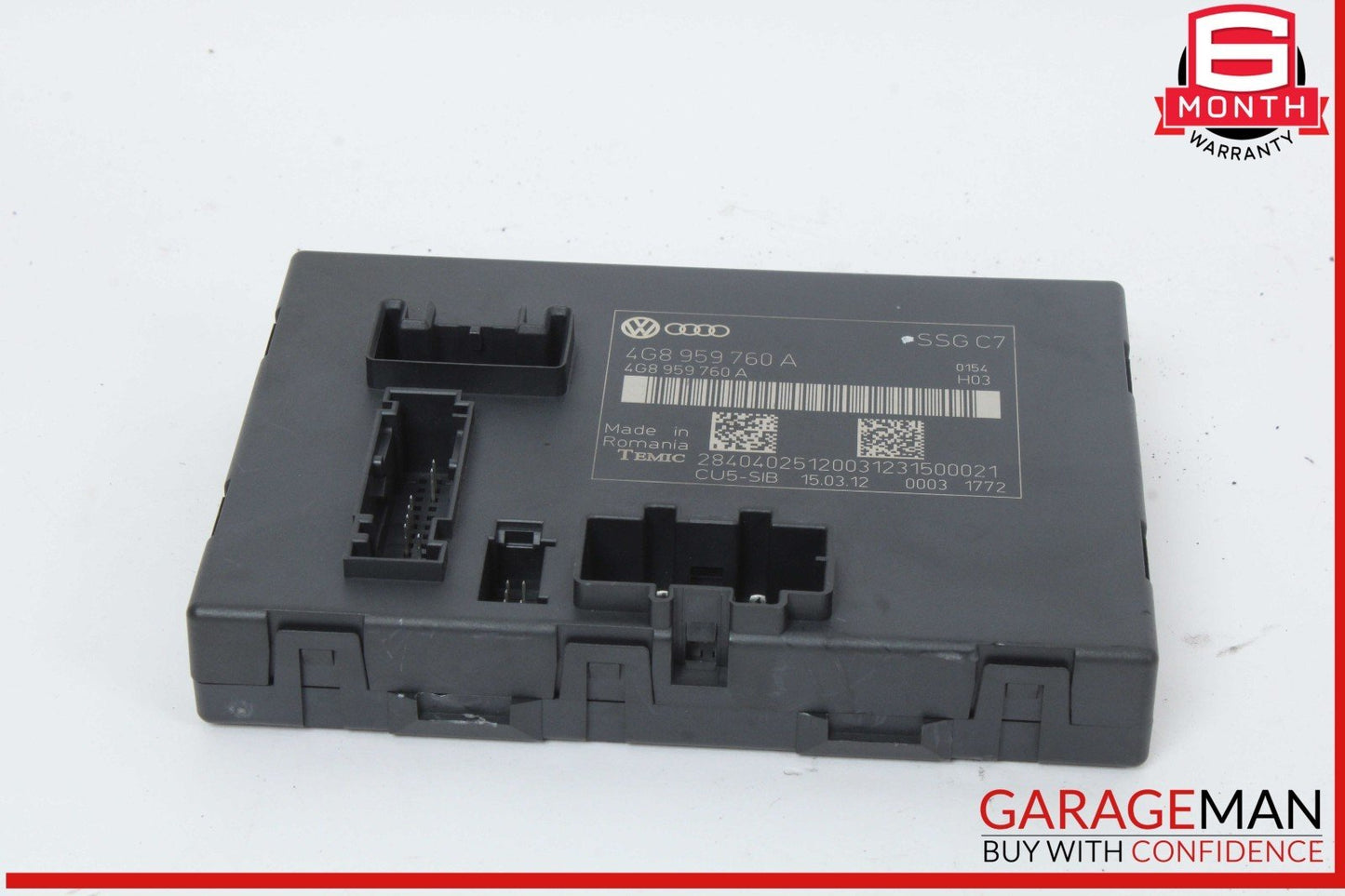 12-18 Audi A7 A6 Front Left Driver Side Seat Control Module Unit 4G8959760A OEM