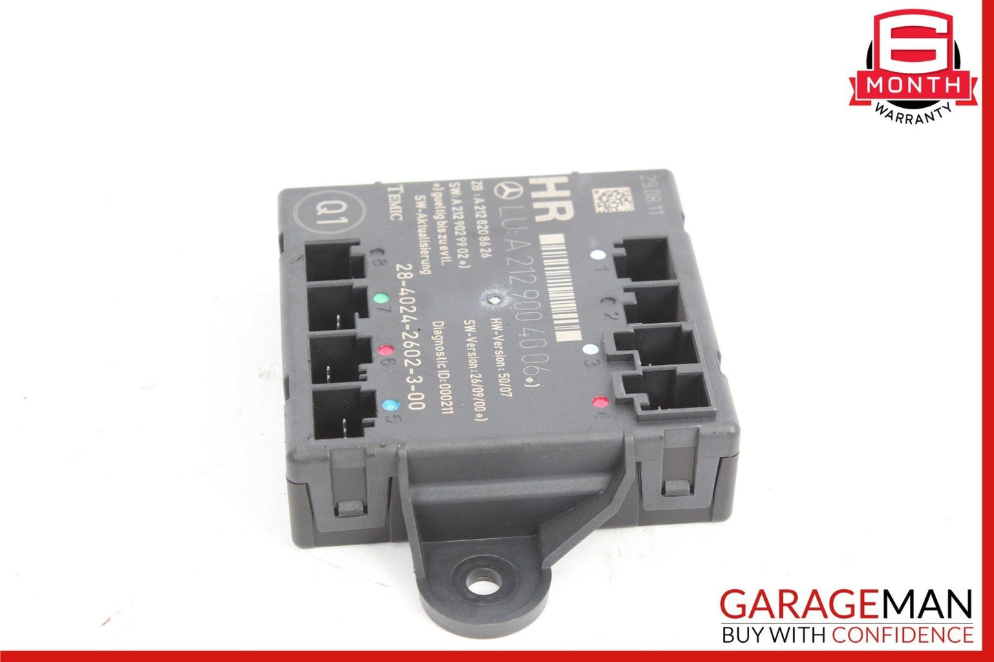 08-18 Mercedes W212 E350 C300 GLK350 Rear Right Side Door Control Module OEM